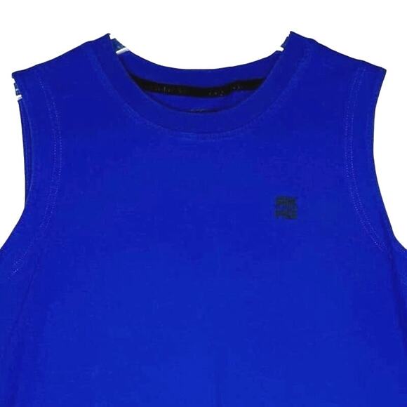 Alaskan Hardgear Shirt Womens Medium Blue Crop Muscle‎ Tee Workout Athleisure - Picture 3 of 7